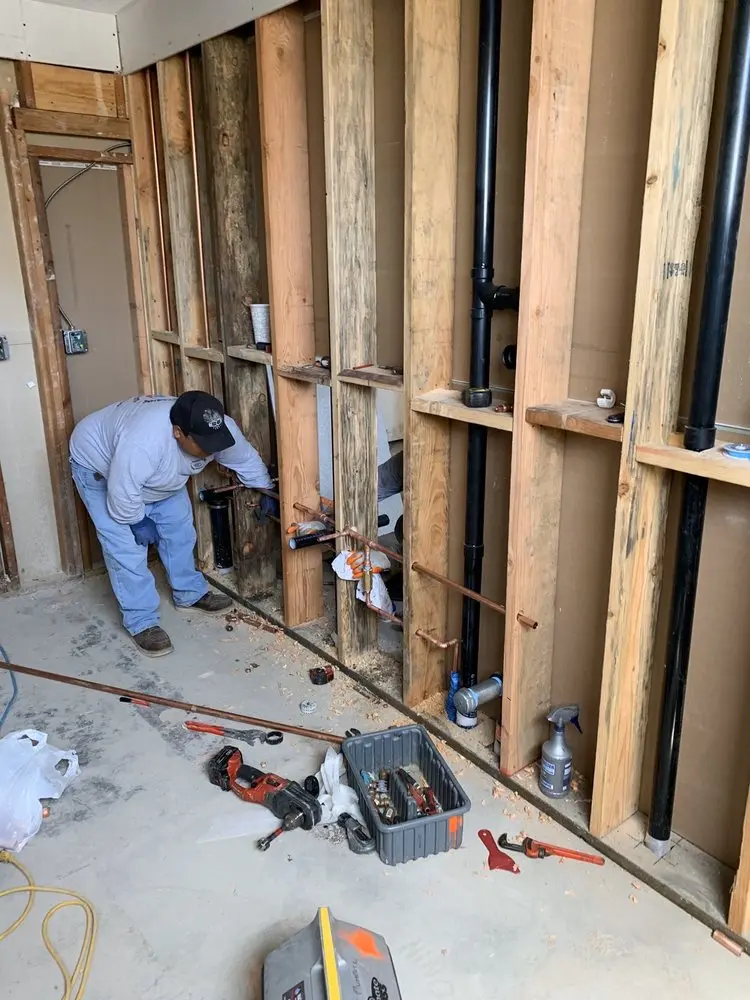 Commercial rough-in plumbing for Water Heater Replacement in Wilshire Center